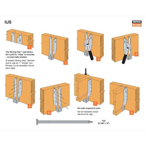 simpson strong tie tji hangers.